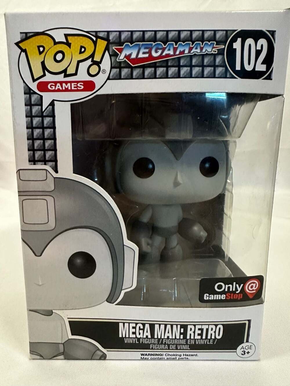Funko Pop! Games Mega Man Retro #102 GameStop Exclusive Vinyl Figure
